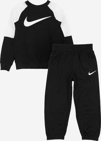 Nike Sportswear Sweat suit 'ESSENTIALS' in Black: front