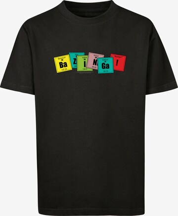 T-Shirt 'Bazinga' F4NT4STIC en noir : devant