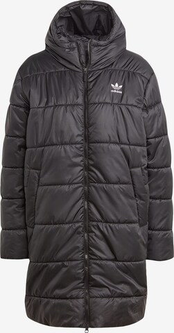 Giacca invernale 'Adicolor Long' di ADIDAS ORIGINALS in nero: frontale