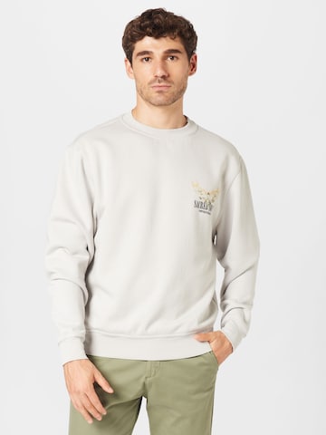 River Island Sweatshirt in Grijs: voorkant