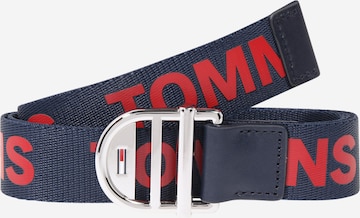 Tommy Jeans Riem in Blauw: voorkant