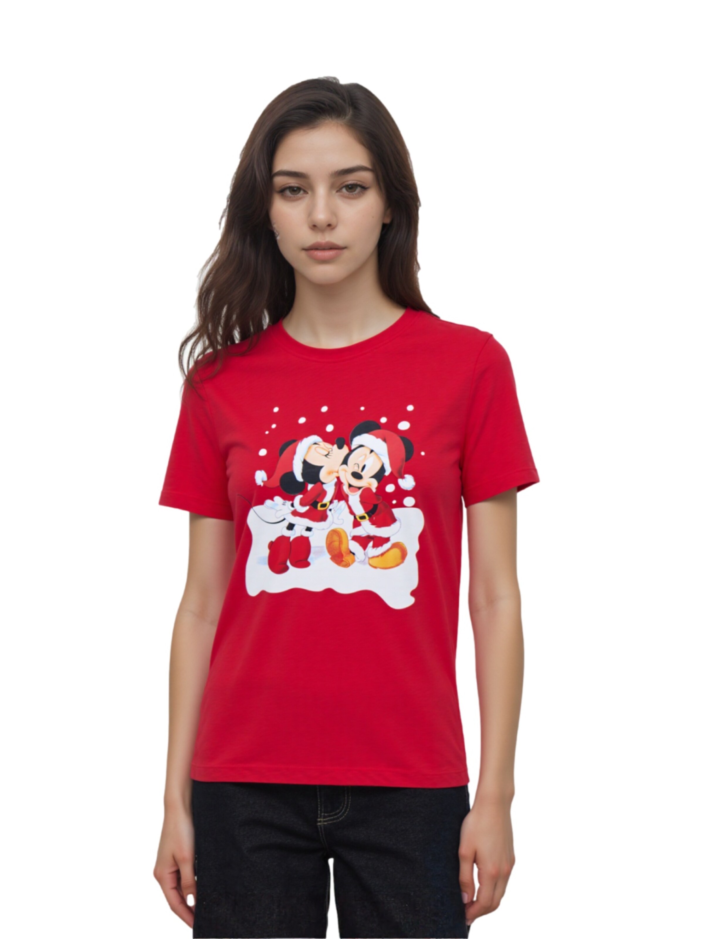 T-shirt ONLY en rouge : devant
