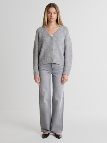 BIG STAR Knit cardigan 'Kardila' in Grey