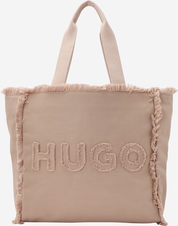 smėlio HUGO Pirkinių krepšys 'Becky': priekis