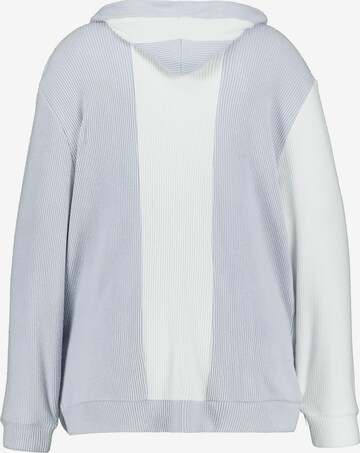 Ulla Popken Sweatjacke in Blau