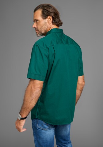 Man's World Regular Fit Hemd in Grün