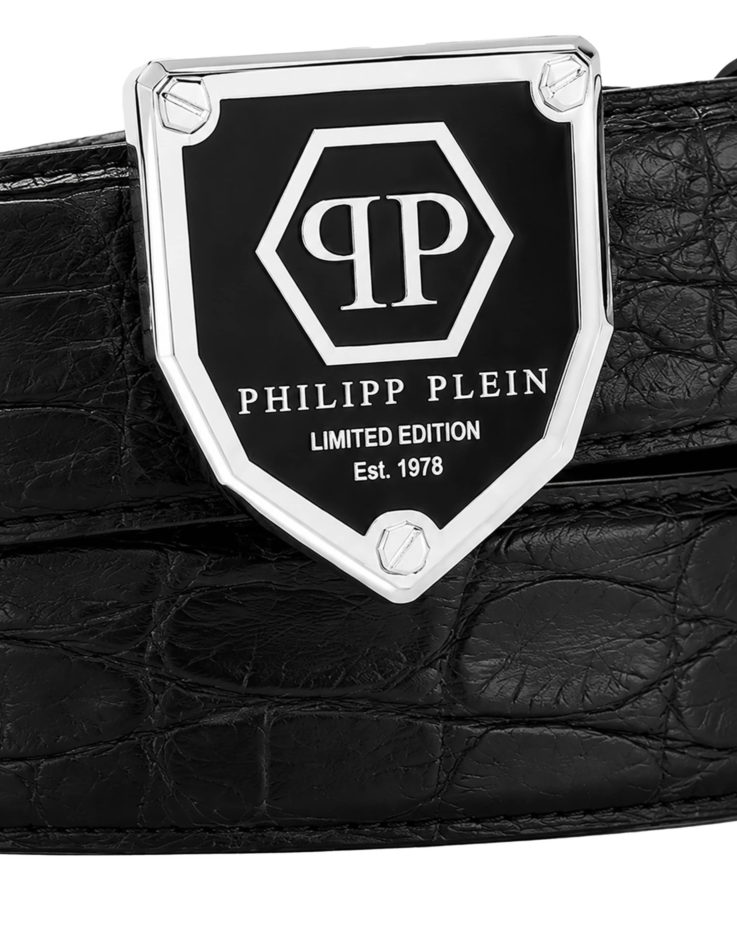 Cintura 'Hexagon' di Philipp Plein in nero