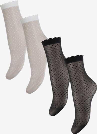 Esda Fine Stockings in Black / White, Item view