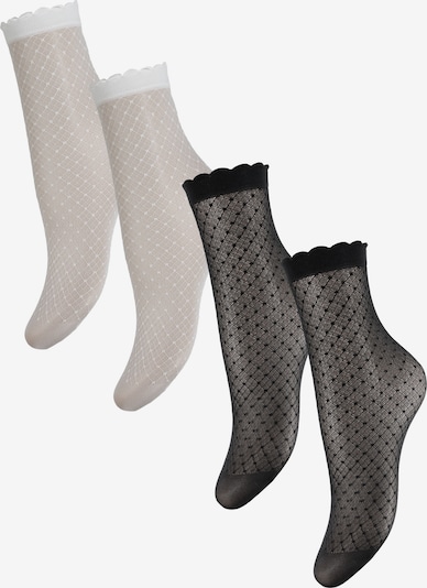 Esda Fine Stockings in Black / White, Item view