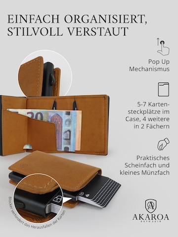 Akaroa Wallet 'Slim Wallet Pelle II' in Brown