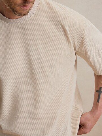 DAN FOX APPAREL - Camiseta 'Alexander' en beige