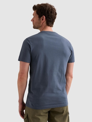 PME Legend T-shirt 'T-shirt with large artwork on the chest' i blå