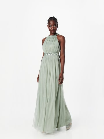 Maya Deluxe Evening Dress in Green