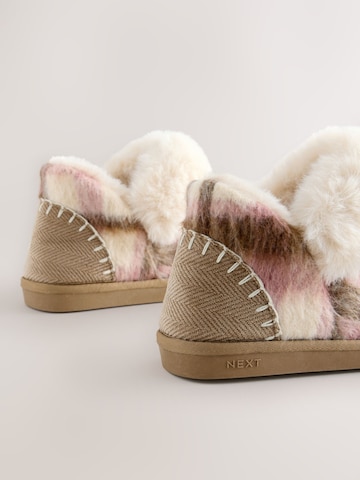 Next Домашни пантофи в розово