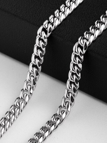 warpedsense Bracelet 'Cuban' in Silver