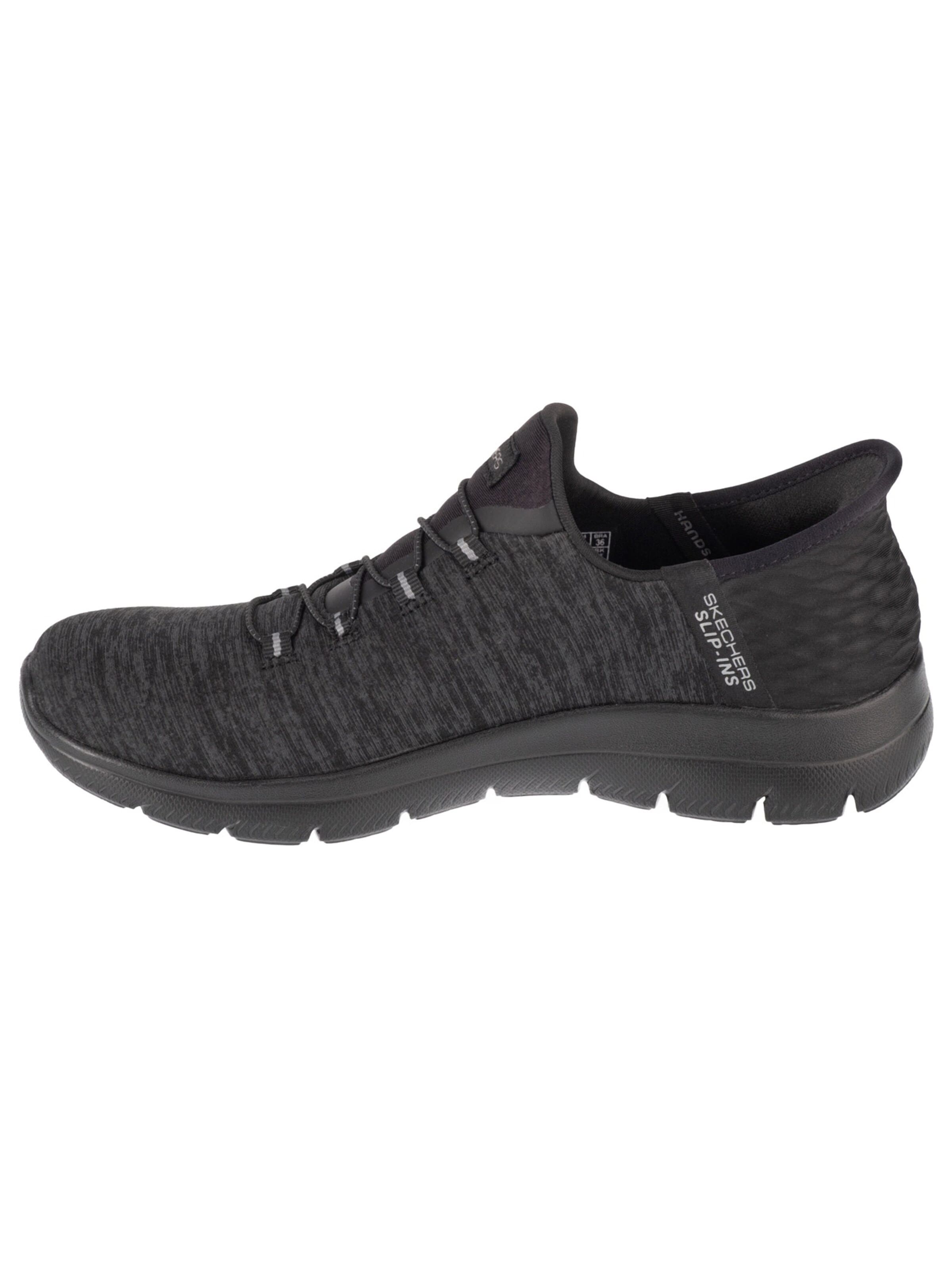 SKECHERS Slip-on 'Skechers Slip-Ins Summits - Dazzling Haze' in Zwart: voorkant