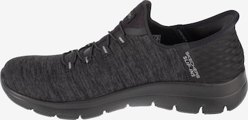 SKECHERS Slip-on 'Skechers Slip-Ins Summits - Dazzling Haze' in Zwart: voorkant