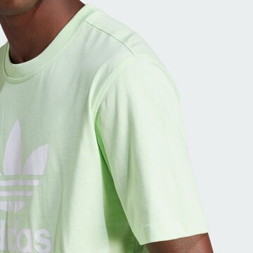 ADIDAS ORIGINALS - Camisa 'Adicolor Trefoil' em verde
