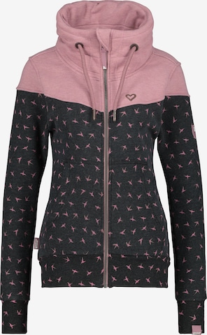 Alife and Kickin Sweatjacke 'Valina' in Pink: predná strana