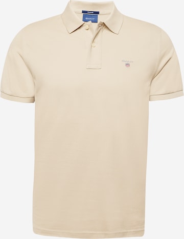 T-Shirt 'Rugger' GANT en beige : devant