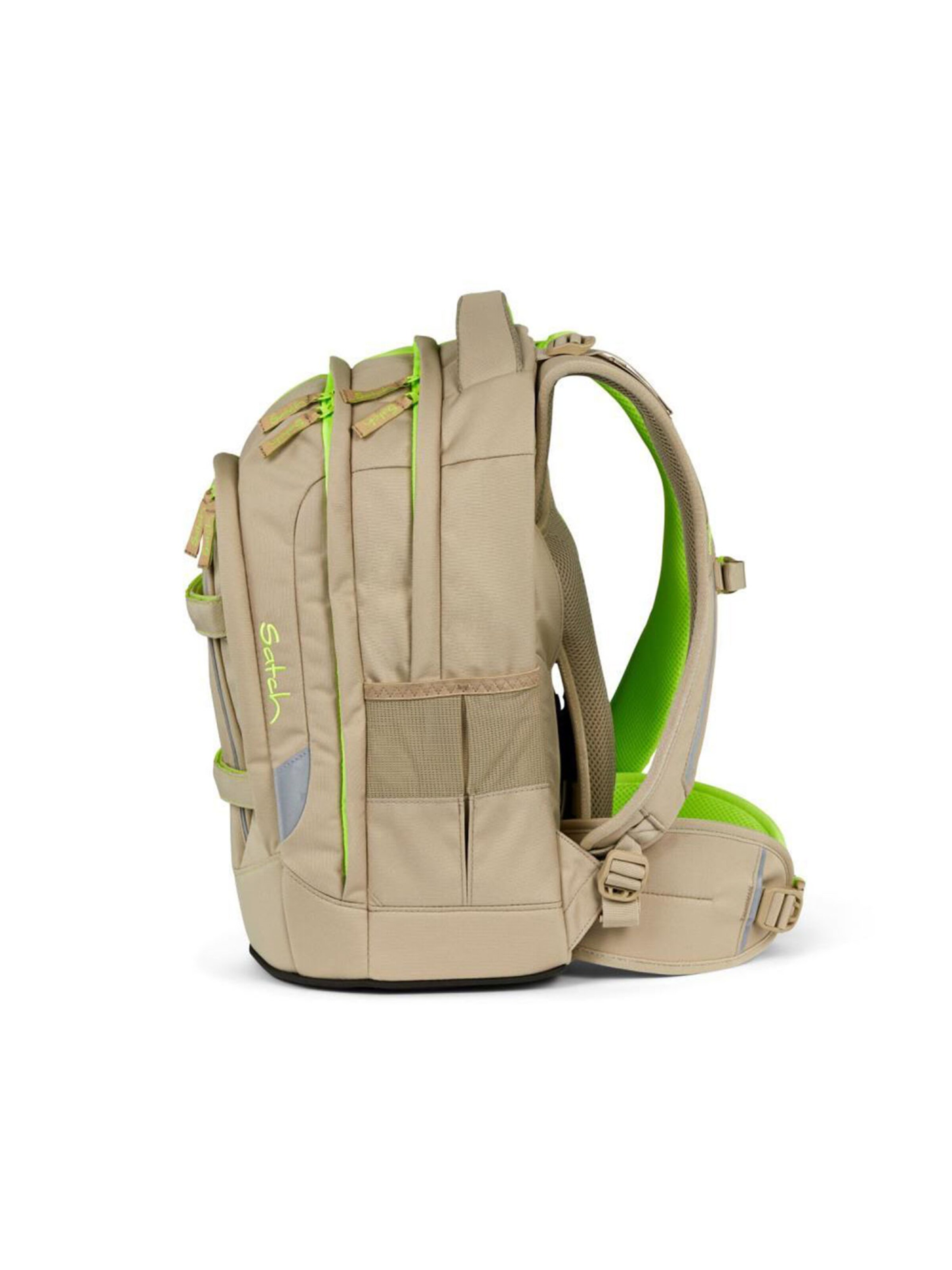 Satch Backpack 'Double Trouble Think Twice' in Green