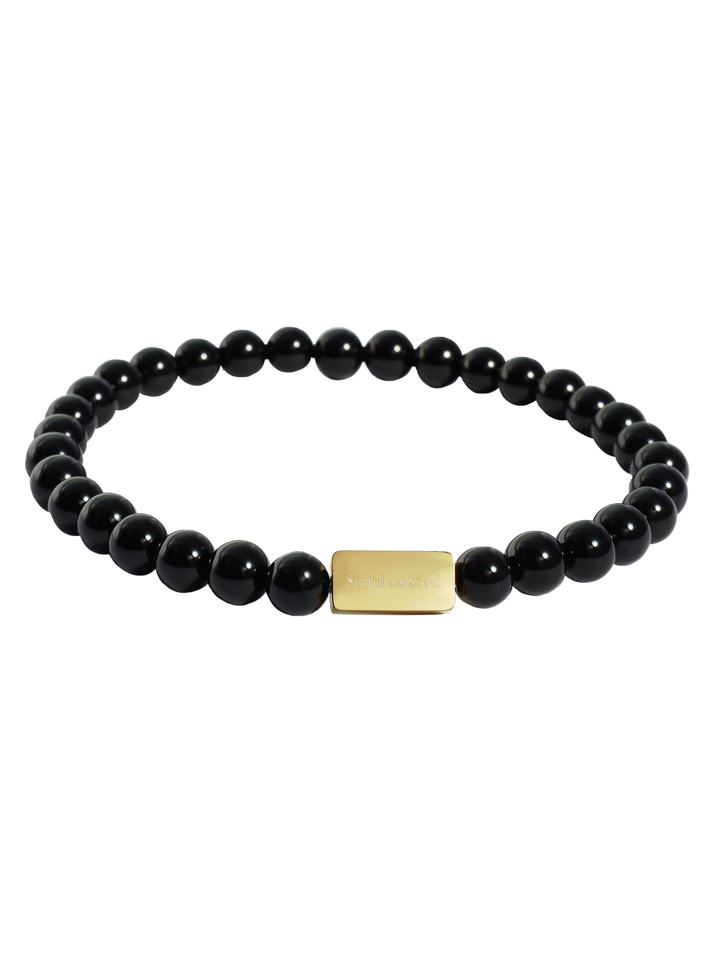 Akzent Bracelet 'Evren, langlebig' in Black: front