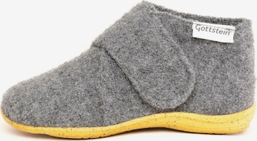 Gottstein Hausschuh 'Alpine Racer RU' in Grau: Vorderseite
