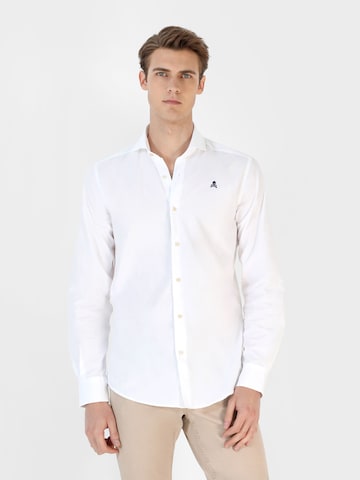 Regular fit Camicia di Scalpers in bianco: frontale