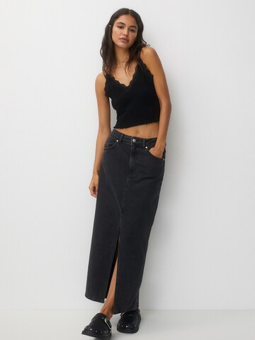 Pull&Bear Rok in Zwart