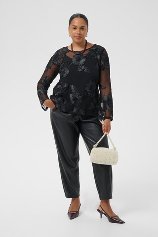 T-shirt 'Juliana' KAFFE CURVE en noir