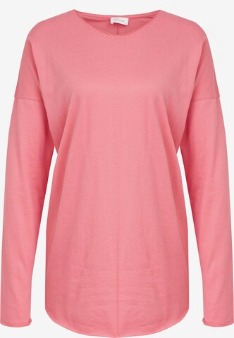 Cotton Candy Langarmshirt 'PETRA' in Pink: predná strana