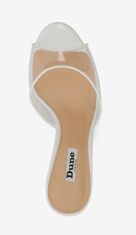 Dune LONDON Pantolette 'MARKIE' in Weiß