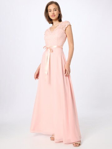 Robe de soirée SWING en rose