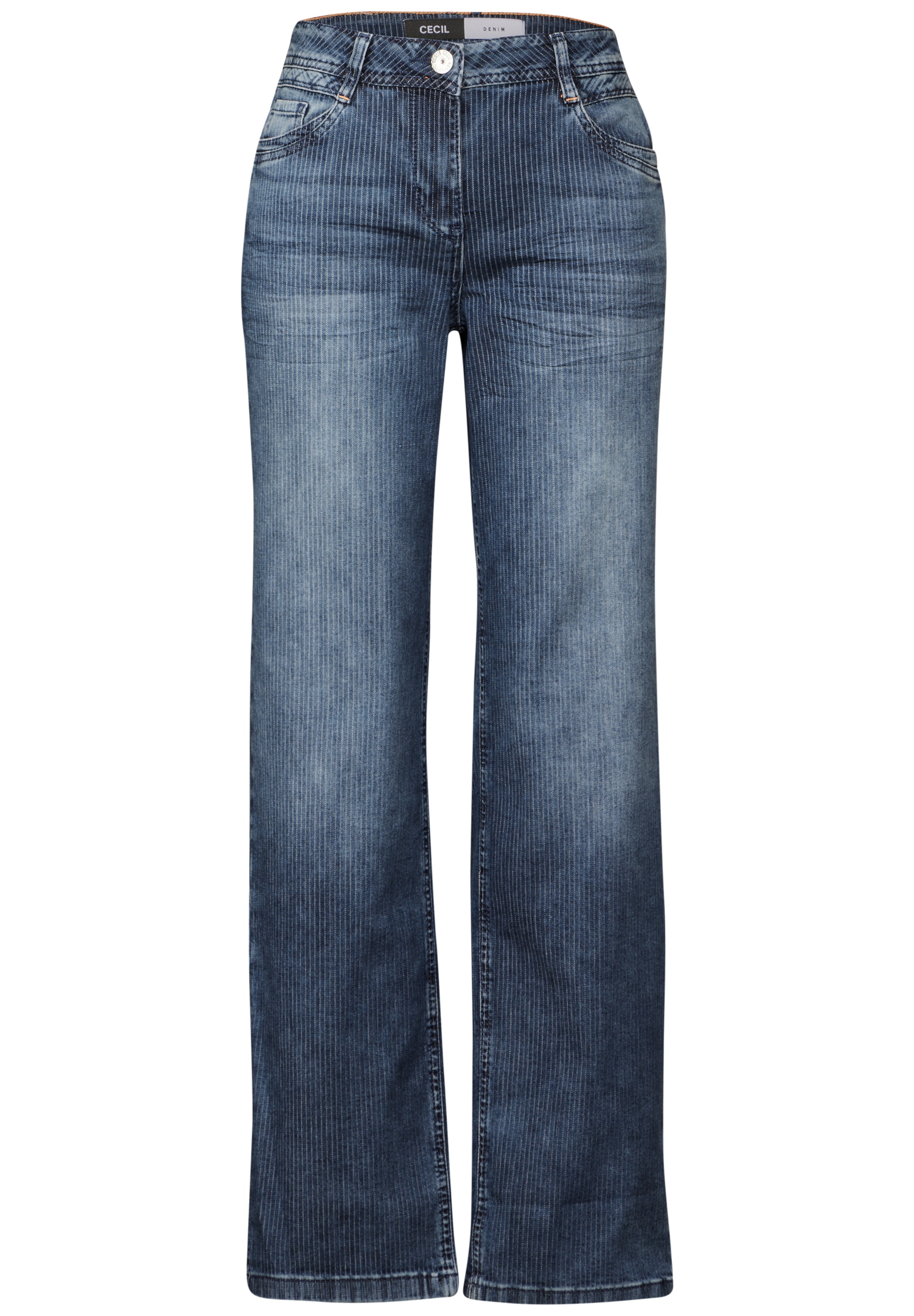 CECIL Regular Straight Leg Jeans in Blau: Vorderseite