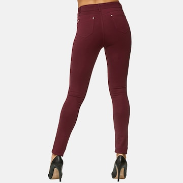 Skinny Jean Elara en rouge