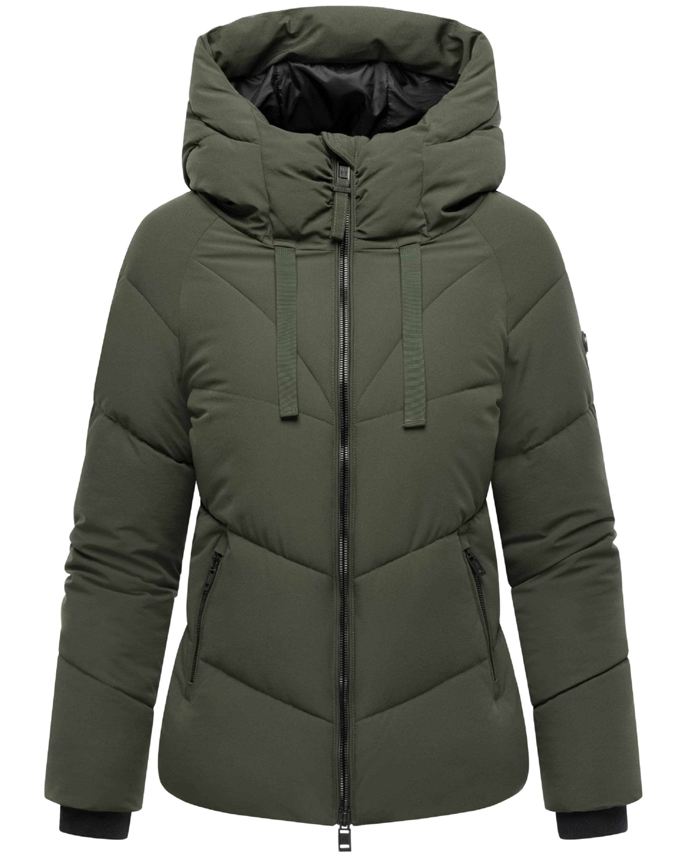 Giacca invernale 'Kwamee 16' di MARIKOO in verde: frontale