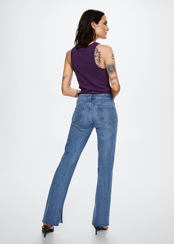 MANGO Regular Jeans 'Elle' in Blue