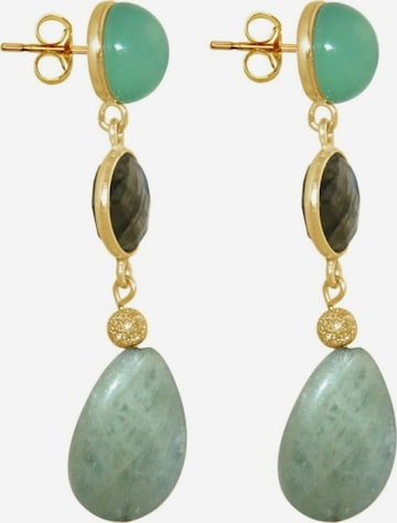 Boucles d'oreilles 'Aqua' Gemshine en vert