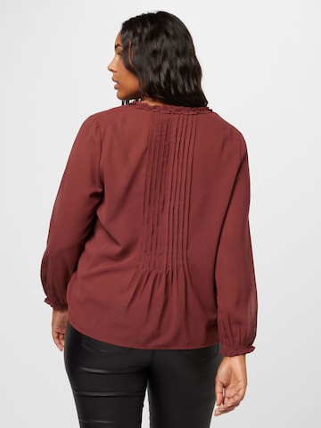 ABOUT YOU Curvy Blouse 'Agathe' in Bruin