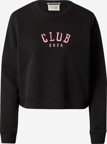 SCOTCH & SODA Sweatshirt in Black: front