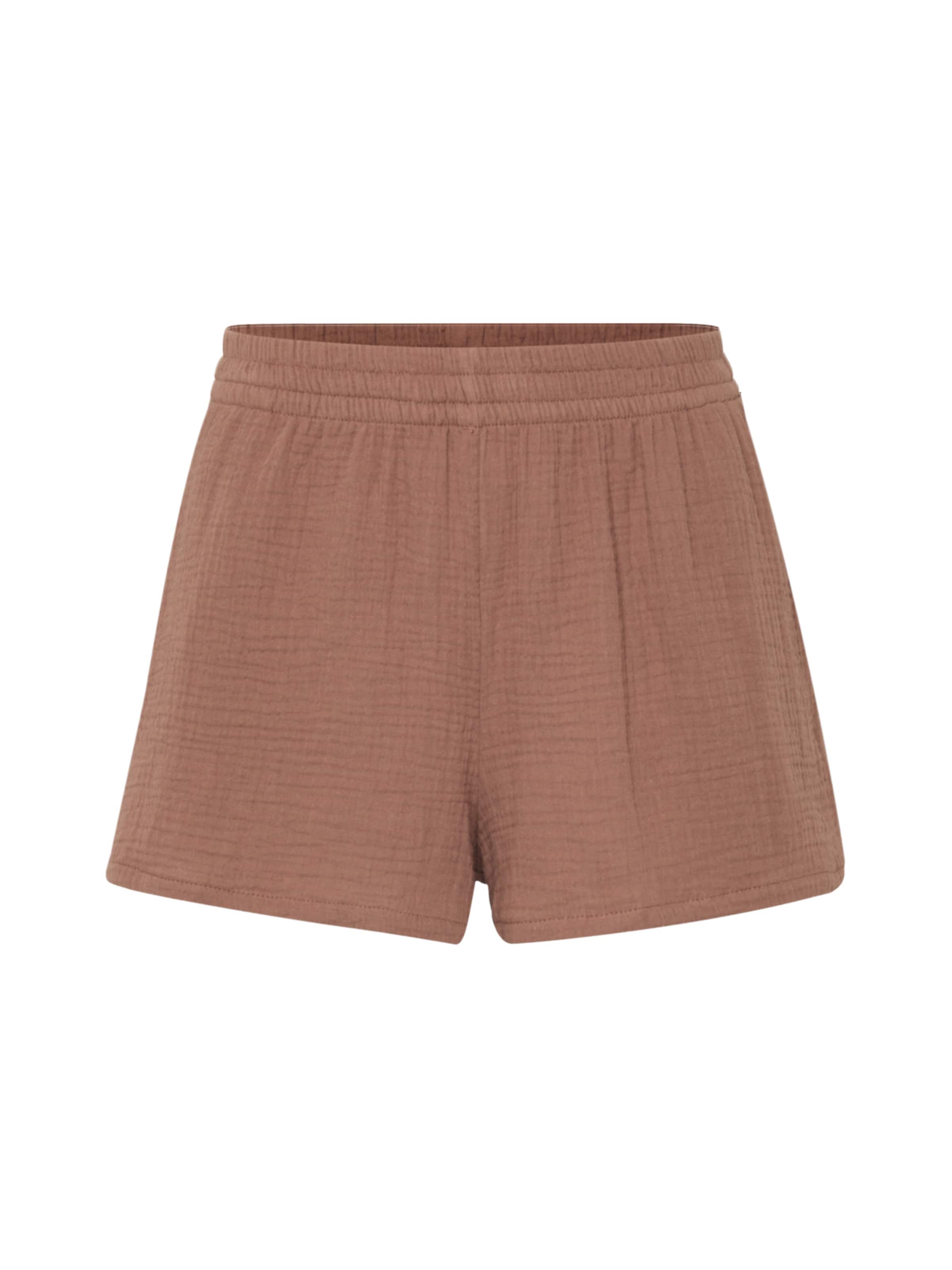 Pantaloncini da pigiama di Hunkemöller in marrone: frontale