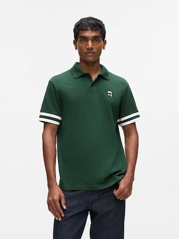 Tricou 'Ikon' de la Karl Lagerfeld pe verde: față