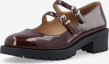 Bianco Pumps 'Pearl' in Rood: voorkant