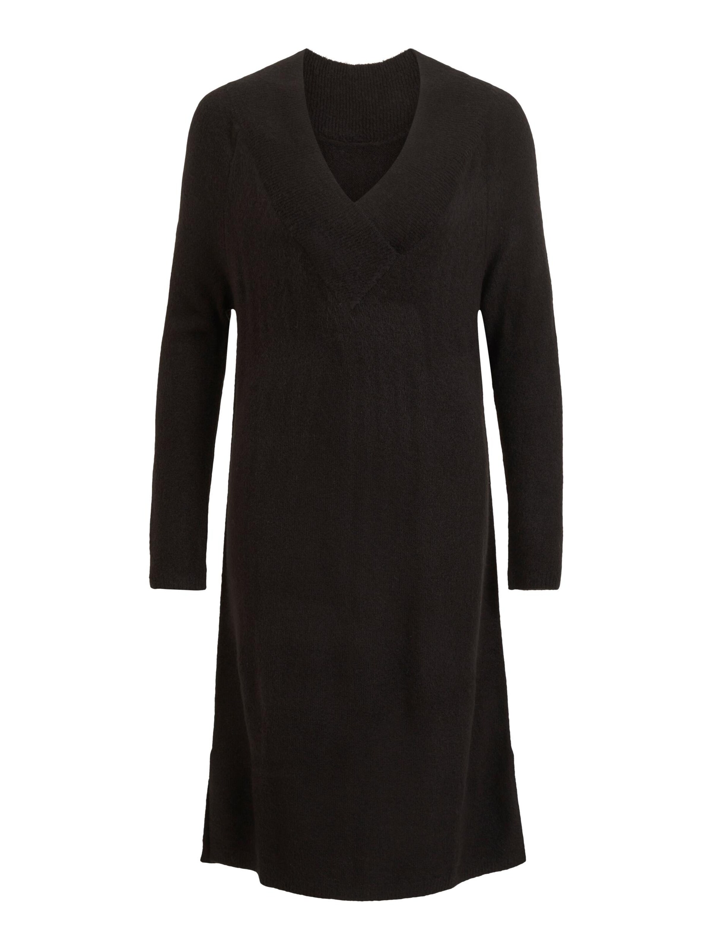 VILA Kleid 'Madelia' in Schwarz: Vorderseite