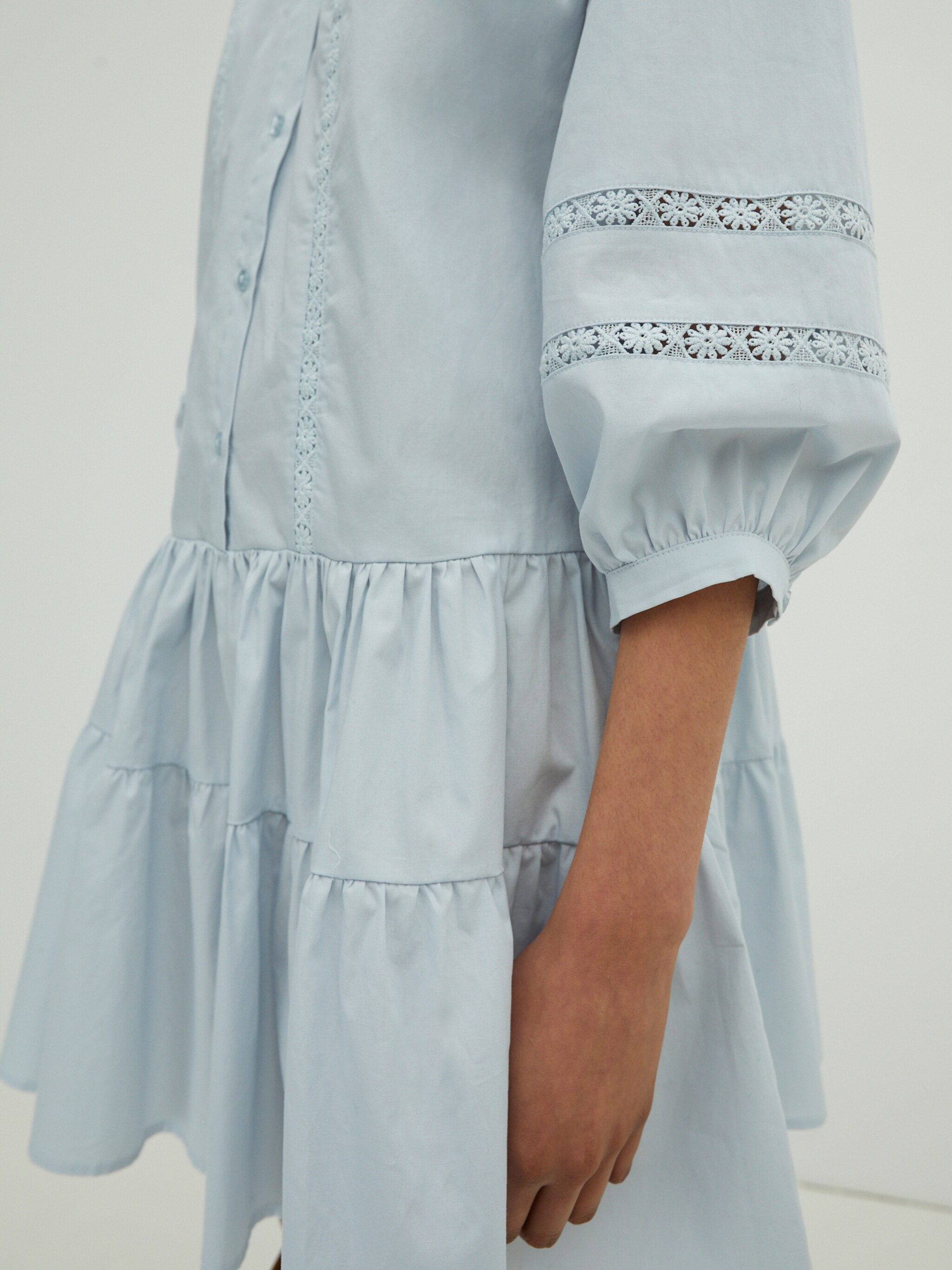 EDITED Producten Blousejurk 'Despina' Blauw
