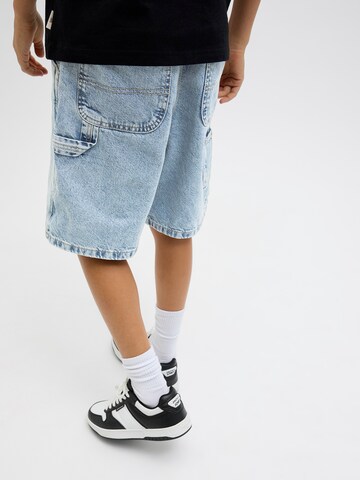 Jack & Jones Junior Свободный крой Джинсы 'JJITony JJCarpenter' в Синий