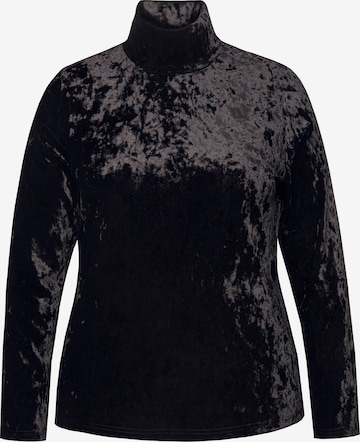 T-shirt Ulla Popken en noir : devant