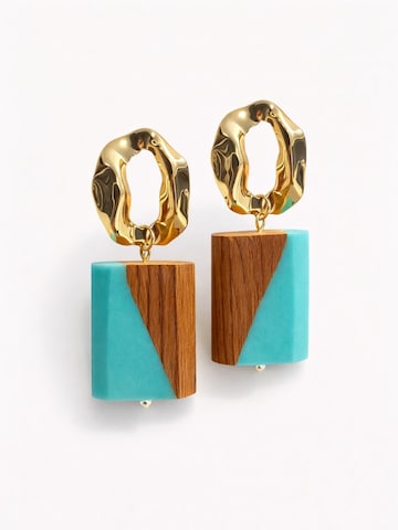 Elena Athanasiadou Earrings 'Earrings Tivara' in Blue: front