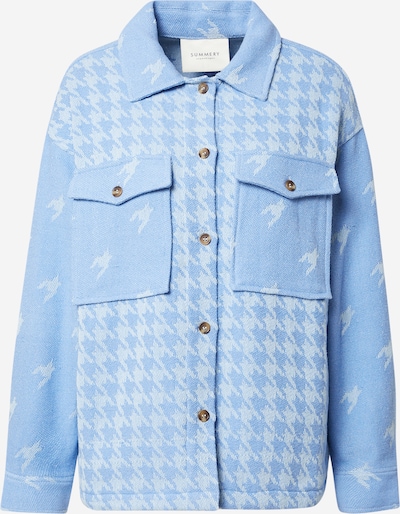 Summery Copenhagen Between-season jacket 'Hannah' in Blue / Light blue, Item view