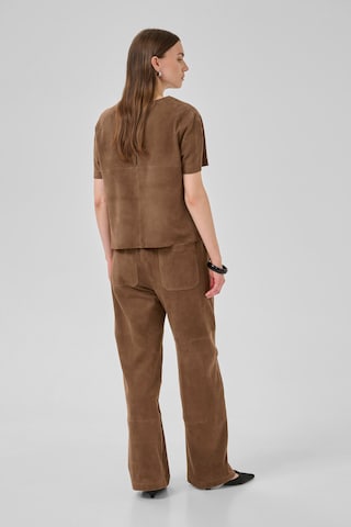 My Essential Wardrobe regular Bukser 'Petra' i brun